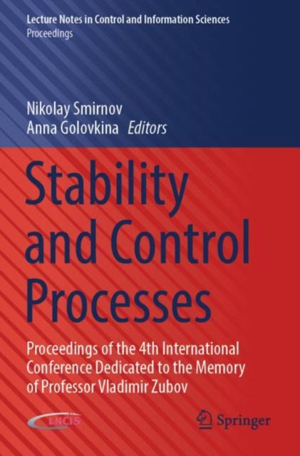 Book cover of: Stability and Control Processes. By: Nikolay Smirnov
