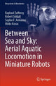 Book cover of: Between Sea and Sky: Aerial Aquatic Locomotion in Miniature Robots. By: Raphael Zufferey