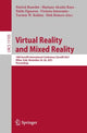 Book cover of: Virtual Reality and Mixed Reality. By: Patrick Bourdot