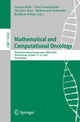 Book cover of: Mathematical and Computational Oncology. By: George Bebis