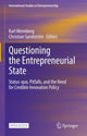 Book cover of: Questioning the Entrepreneurial State. By: Karl Wennberg