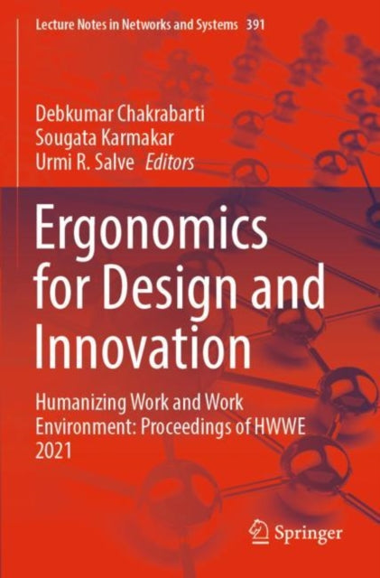 Book cover of: Ergonomics for Design and Innovation. By: Debkumar Chakrabarti