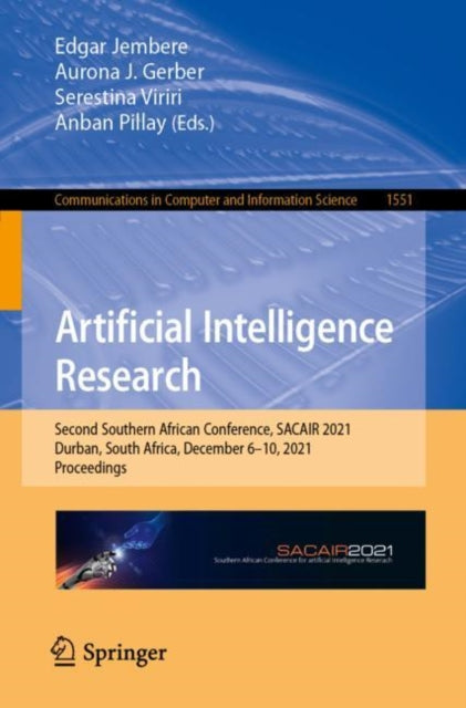 Book cover of: Artificial Intelligence Research. By: Edgar Jembere