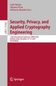 Book cover of: Security, Privacy, and Applied Cryptography Engineering. By: Lejla Batina
