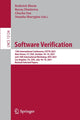 Book cover of: Software Verification. By: Roderick Bloem