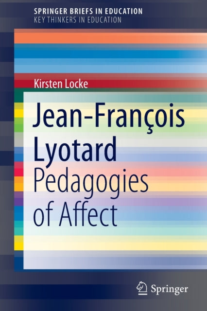 Book cover of: Jean-Francois Lyotard. By: Kirsten Locke