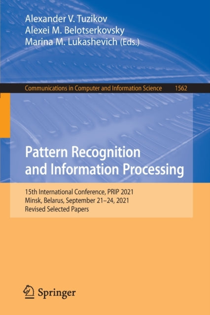 Book cover of: Pattern Recognition and Information Processing