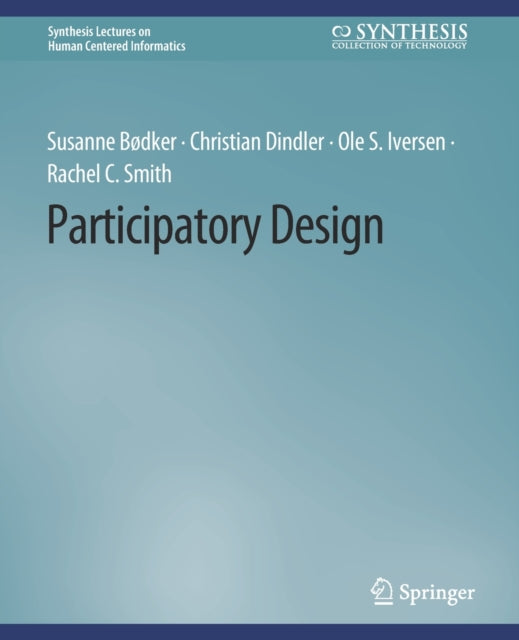 Book cover of: Participatory Design. By: Susanne Bødker