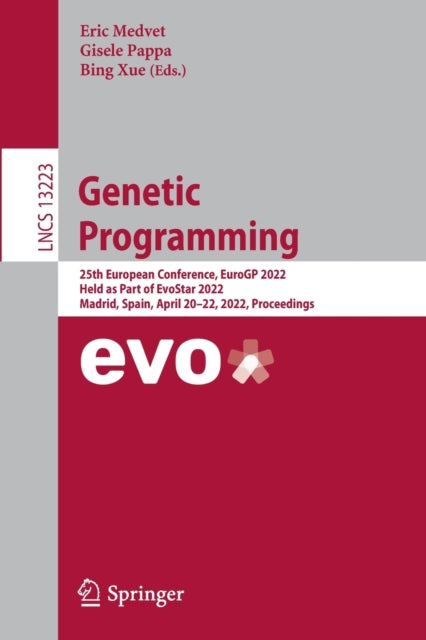 Book cover of: Genetic Programming. By: Eric Medvet