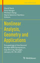 Book cover of: Nonlinear Analysis, Geometry and Applications. By: Diaraf Seck