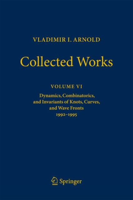 Book cover of: VLADIMIR I. ARNOLD—Collected Works. By: Vladimir I. Arnold