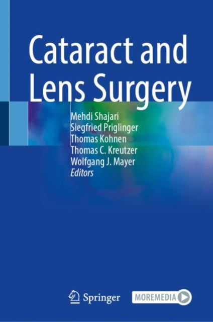 Book cover of: Cataract and Lens Surgery. By: Mehdi Shajari