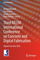 Book cover of: Third RILEM International Conference on Concrete and Digital Fabrication. By: Richard Buswell