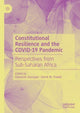 Book cover of: Constitutional Resilience and the COVID-19 Pandemic. By: Ebenezer Durojaye