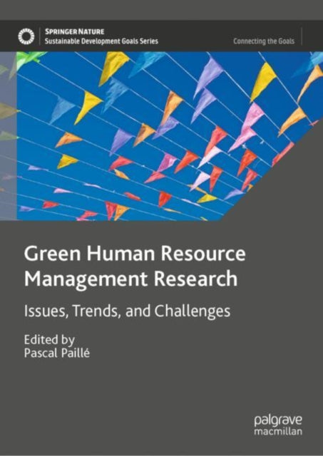 Book cover of: Green Human Resource Management Research. By: Pascal Paillé