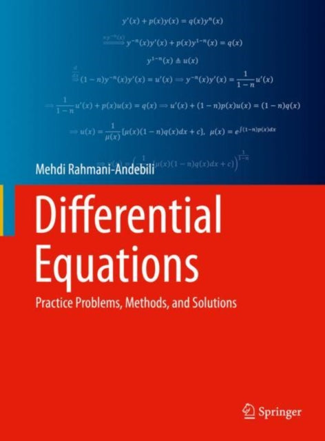 Book cover of: Differential Equations. By: Mehdi Rahmani-Andebili
