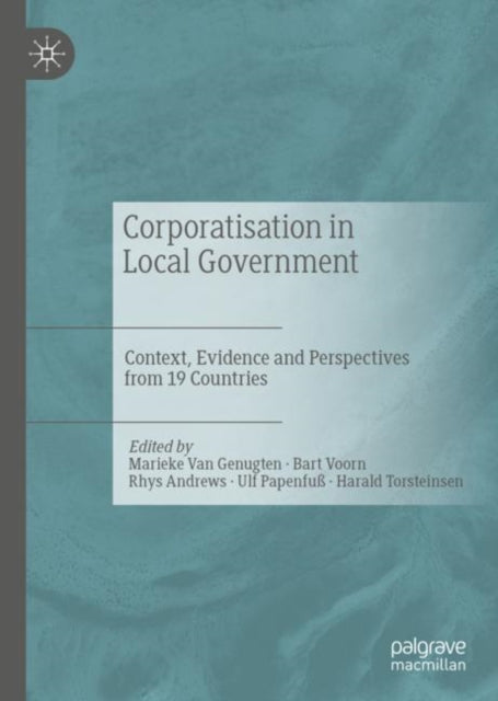 Book cover of: Corporatisation in Local Government. By: Rhys Andrews