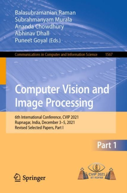 Book cover of: Computer Vision and Image Processing. By: Balasubramanian Raman
