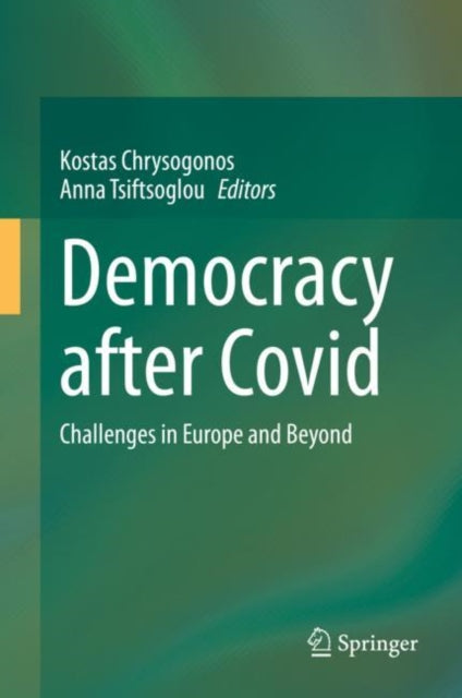 Book cover of: Democracy after Covid. By: Kostas Chrysogonos