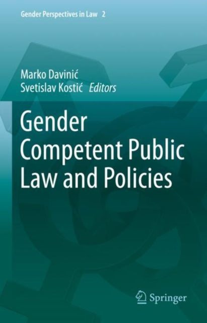 Book cover of: Gender Competent Public Law and Policies. By: Marko Davinić