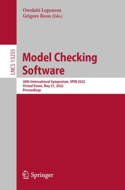 Book cover of: Model Checking Software. By: Owolabi Legunsen