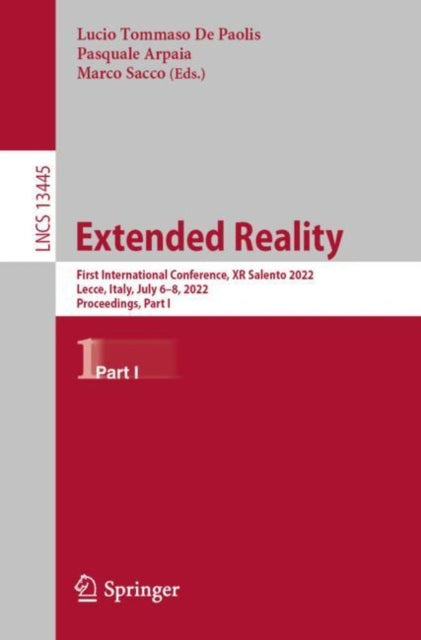 Book cover of: Extended Reality. By: Lucio Tommaso De Paolis