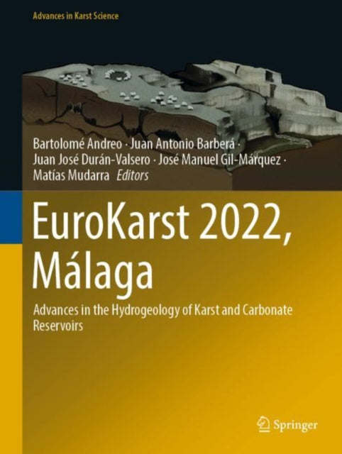 Book cover of: EuroKarst 2022, Malaga. By: Bartolomé Andreo