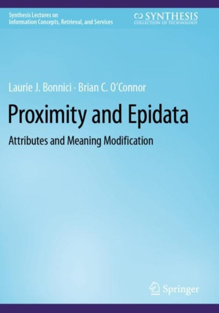 Book cover of: Proximity and Epidata. By: Laurie J. Bonnici