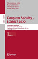 Book cover of: Computer Security – ESORICS 2022. By: Vijayalakshmi Atluri