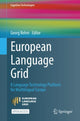 Book cover of: European Language Grid. By: Georg Rehm
