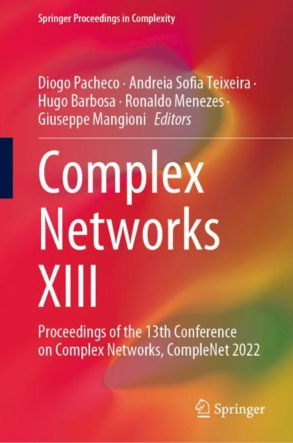 Book cover of: Complex Networks XIII. By: Diogo Pacheco