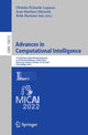 Book cover of: Advances in Computational Intelligence. By: Obdulia Pichardo Lagunas