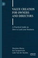 Book cover of: Value Creation for Owners and Directors. By: Massimo Massa