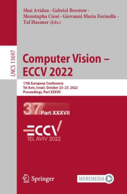 Book cover of: Computer Vision – ECCV 2022. By: Shai Avidan
