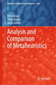 Book cover of: Analysis and Comparison of Metaheuristics. By: Erik Cuevas