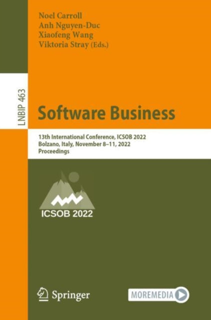 Book cover of: Software Business. By: Noel Carroll - undifferentiated