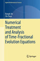 Book cover of: Numerical Treatment and Analysis of Time-Fractional Evolution Equations. By: Bangti Jin