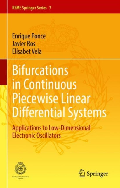 Book cover of: Bifurcations in Continuous Piecewise Linear Differential Systems. By: Enrique Ponce