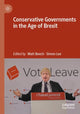 Book cover of: Conservative Governments in the Age of Brexit. By: Matt Beech