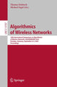 Book cover of: Algorithmics of Wireless Networks. By: Thomas Erlebach
