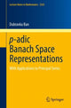 Book cover of: p-adic Banach Space Representations. By: Dubravka Ban