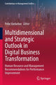 Book cover of: Multidimensional and Strategic Outlook in Digital Business Transformation