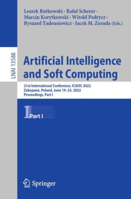 Book cover of: Artificial Intelligence and Soft Computing. By: Leszek Rutkowski