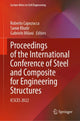 Book cover of: Proceedings of the International Conference of Steel and Composite for Engineering Structures. By: Roberto Capozucca