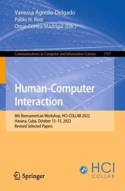 Book cover of: Human-Computer Interaction. By: Vanessa Agredo-Delgado