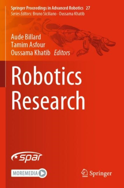 Book cover of: Robotics Research. By: Aude Billard