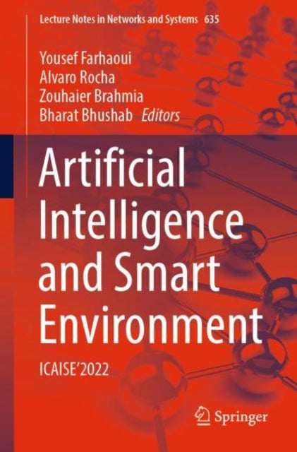 Book cover of: Artificial Intelligence and Smart Environment. By: Yousef Farhaoui
