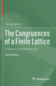 Book cover of: Congruences of a Finite Lattice