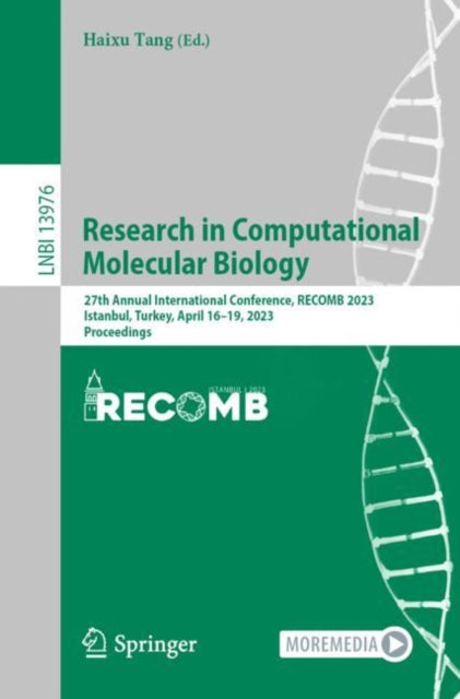Book cover of: Research in Computational Molecular Biology. By: Haixu Tang
