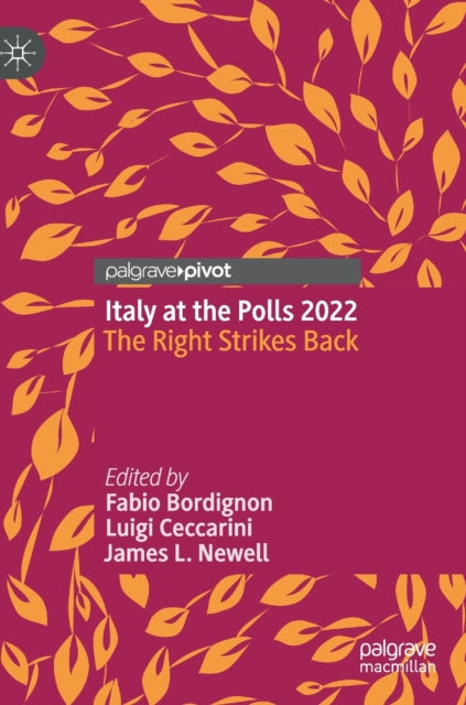 Book cover of: Italy at the Polls 2022. By: Fabio Bordignon